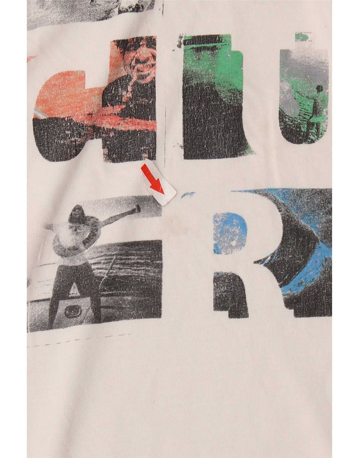 Męski T-shirt z grafiką Rip Curl, średni biały