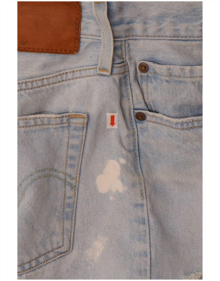 Damskie spodenki jeansowe Levi's 501 W27 Małe, niebieskie, bawełniane