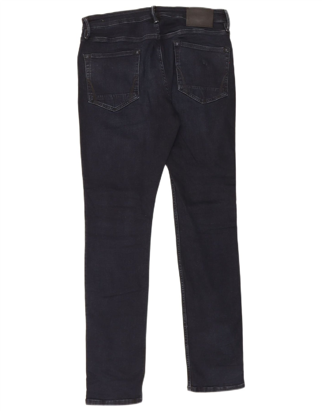 All Saints Męskie Cigarette Slim Jeans W32 L32 Granatowa bawełna