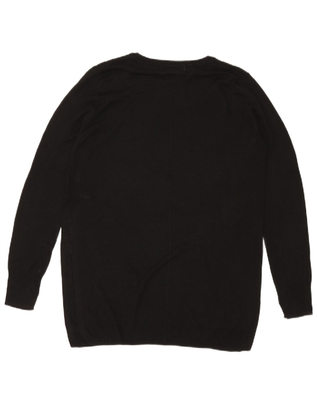 Damski sweter oversize z okrągłym dekoltem Zara UK 10 Small Black Wiskoza