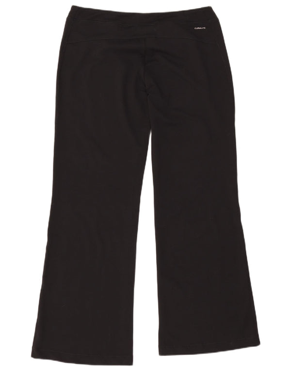 Damskie spodnie dresowe ADIDAS Clima 365 Flare UK 18 XL, czarny poliester