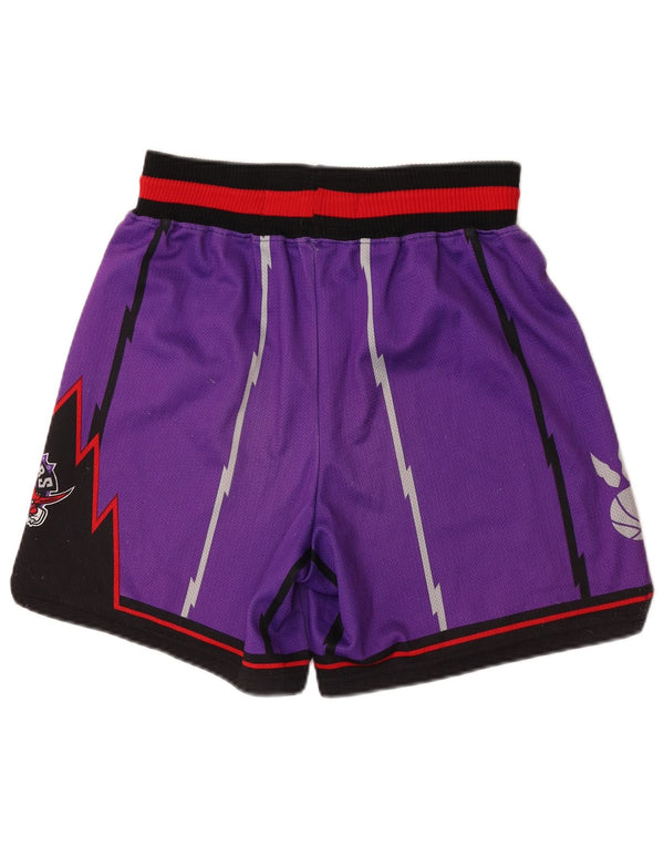 Męskie spodenki Champion Mitchell&Ness NBA Los Toronto Raptors, małe fioletowe
