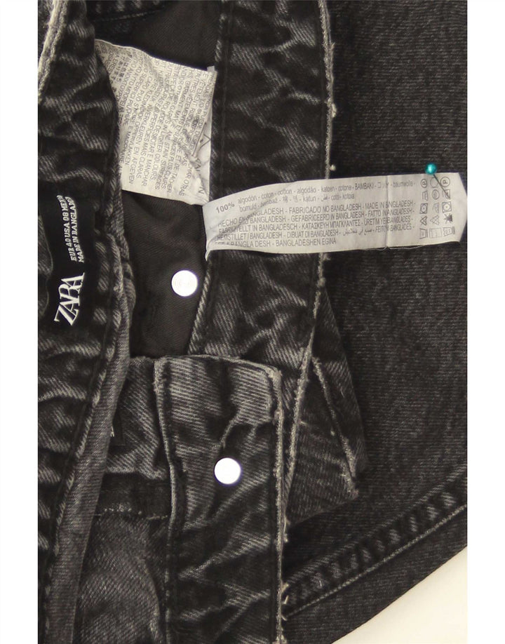 Damskie jeansy zwężane Zara EU 40 Medium W30 L27 Czarna bawełna