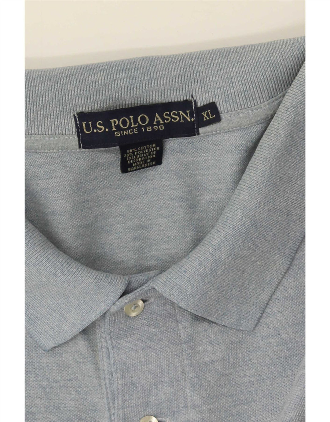 US Polo Assn. Koszula męska XL, niebieska, bawełniana