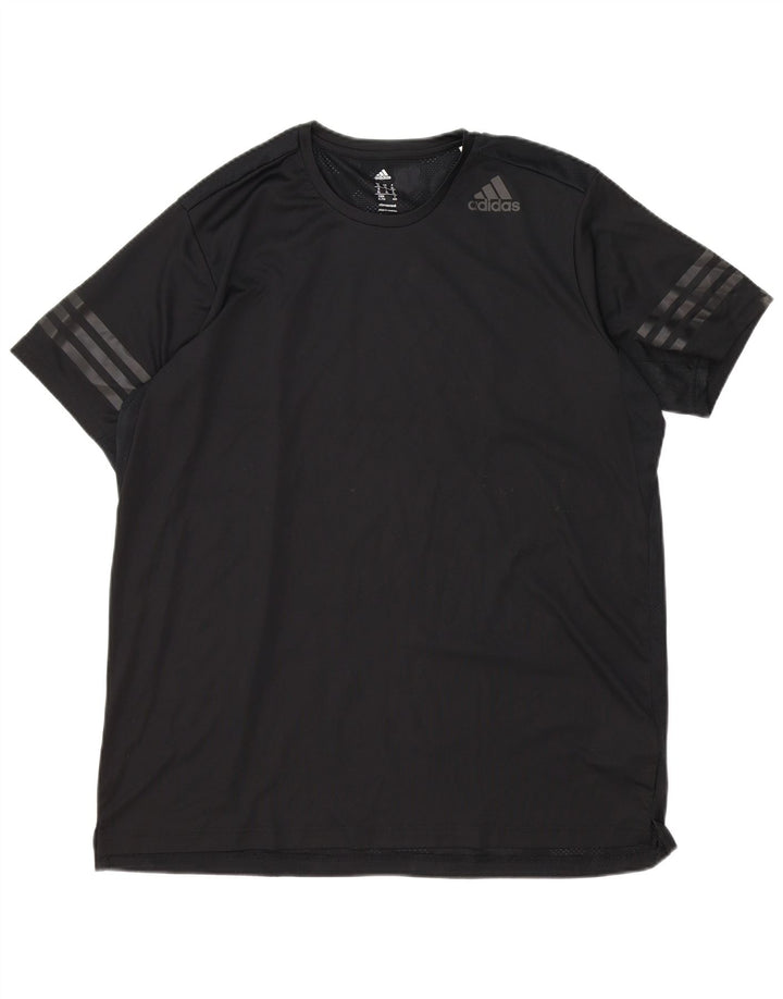Adidas Męska koszulka Climacool Top XL Czarny poliester