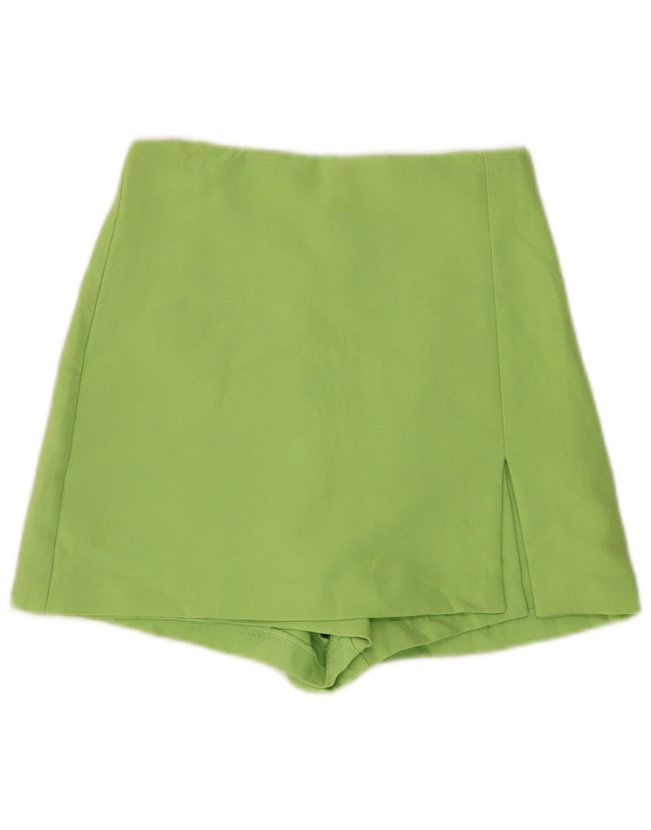 Skort damski Zara UK 4 XS Zielony poliester