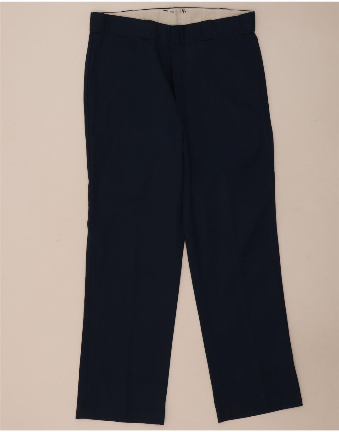 Męskie proste spodnie chino Dickies W34 L31 granatowy poliester