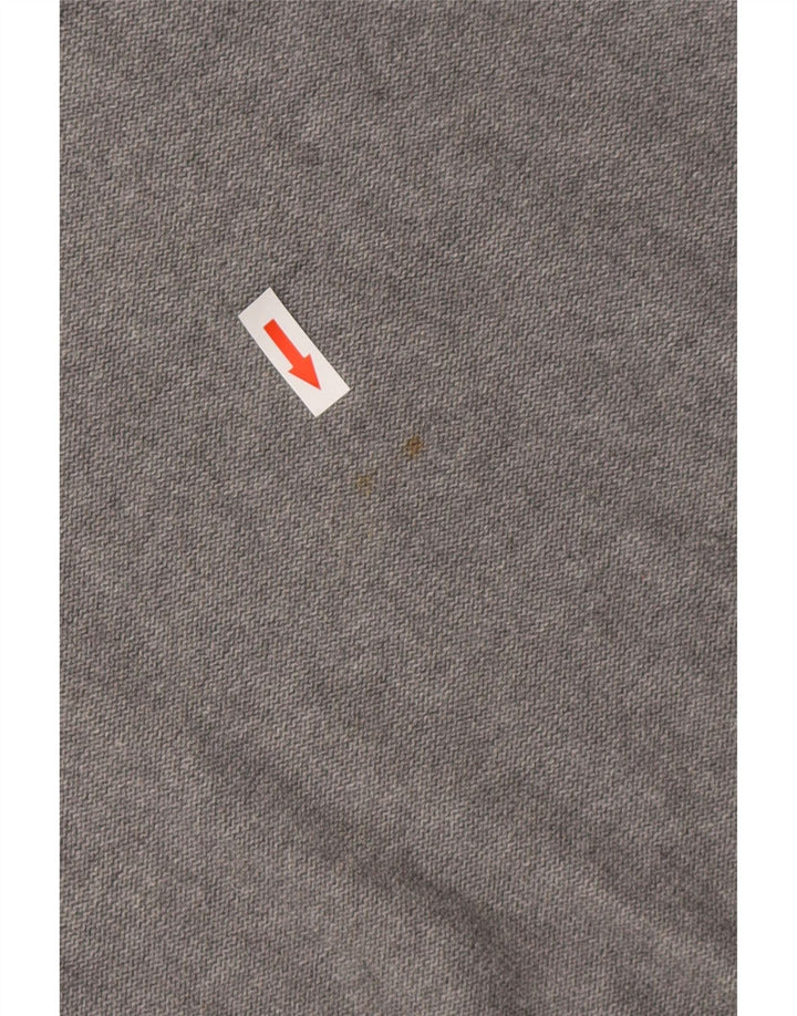 JACK & JONES Męski sweter z okrągłym dekoltem, średnioszary, bawełniany
