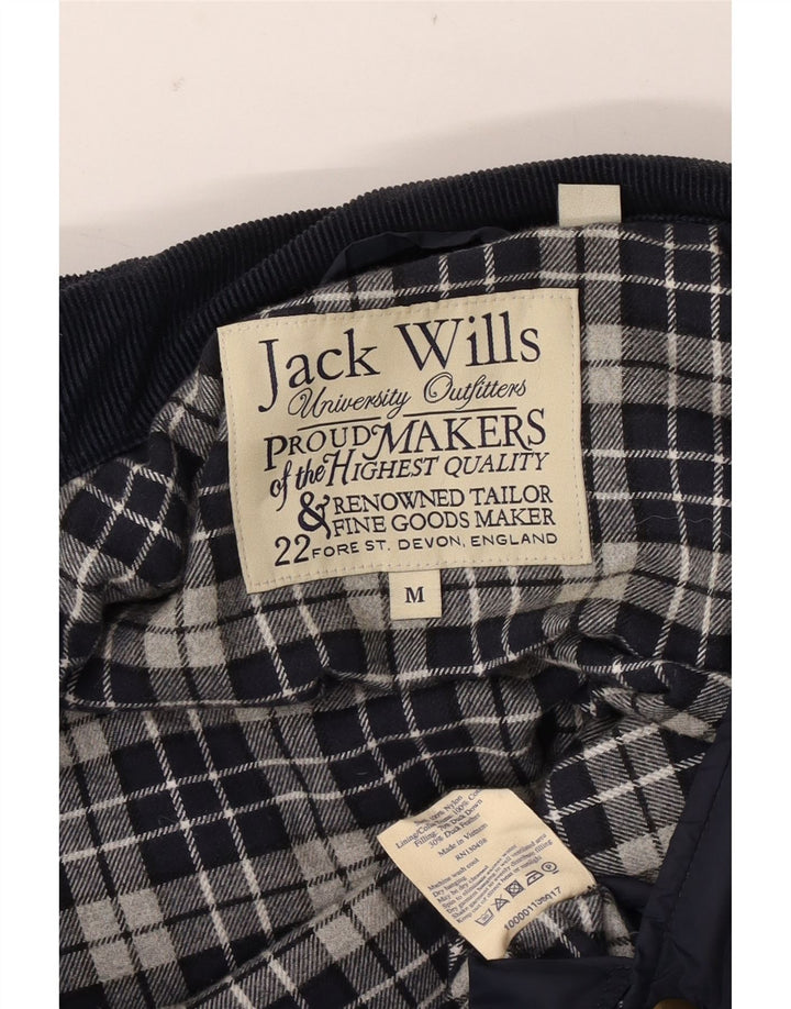 Męska wyściełana kamizelka Jack Wills UK 38 Średni granatowy nylon