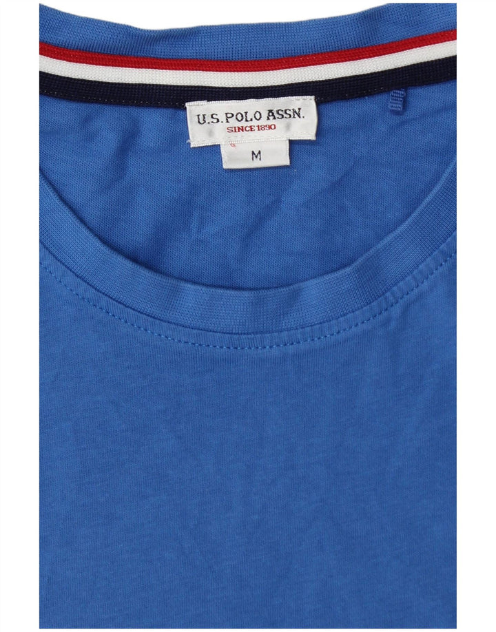 US Polo Assn. T-shirt męski, bawełniany, średni niebieski