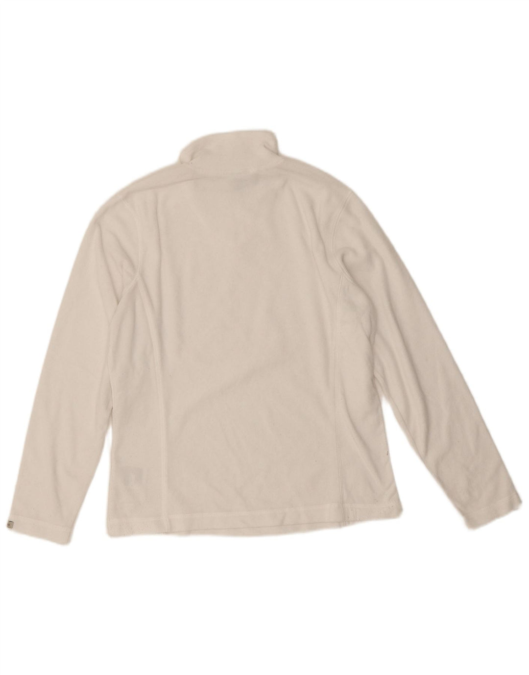 Damski sweter polarowy Columbia z zamkiem błyskawicznym UK 10, mały, biały poliester