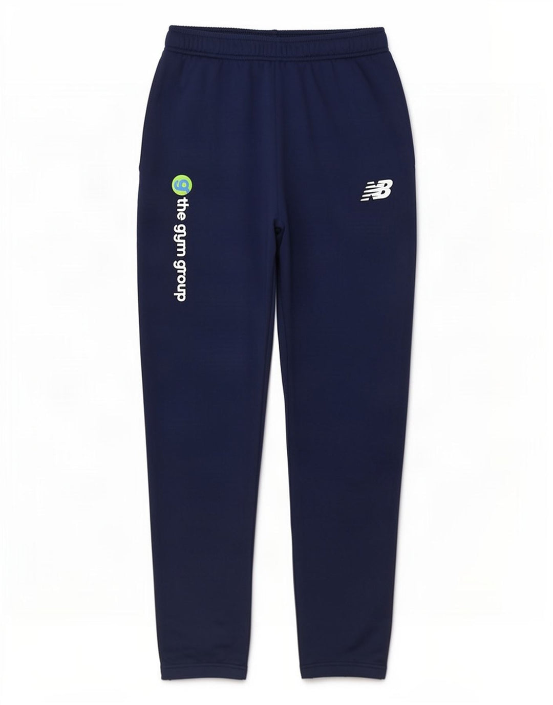Męskie spodnie dresowe New Balance z grafiką, średni granatowy poliester