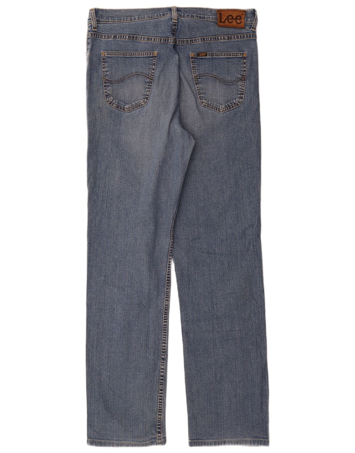 Męskie jeansy Lee Brooklyn Straight W36 L36 Niebieskie bawełniane