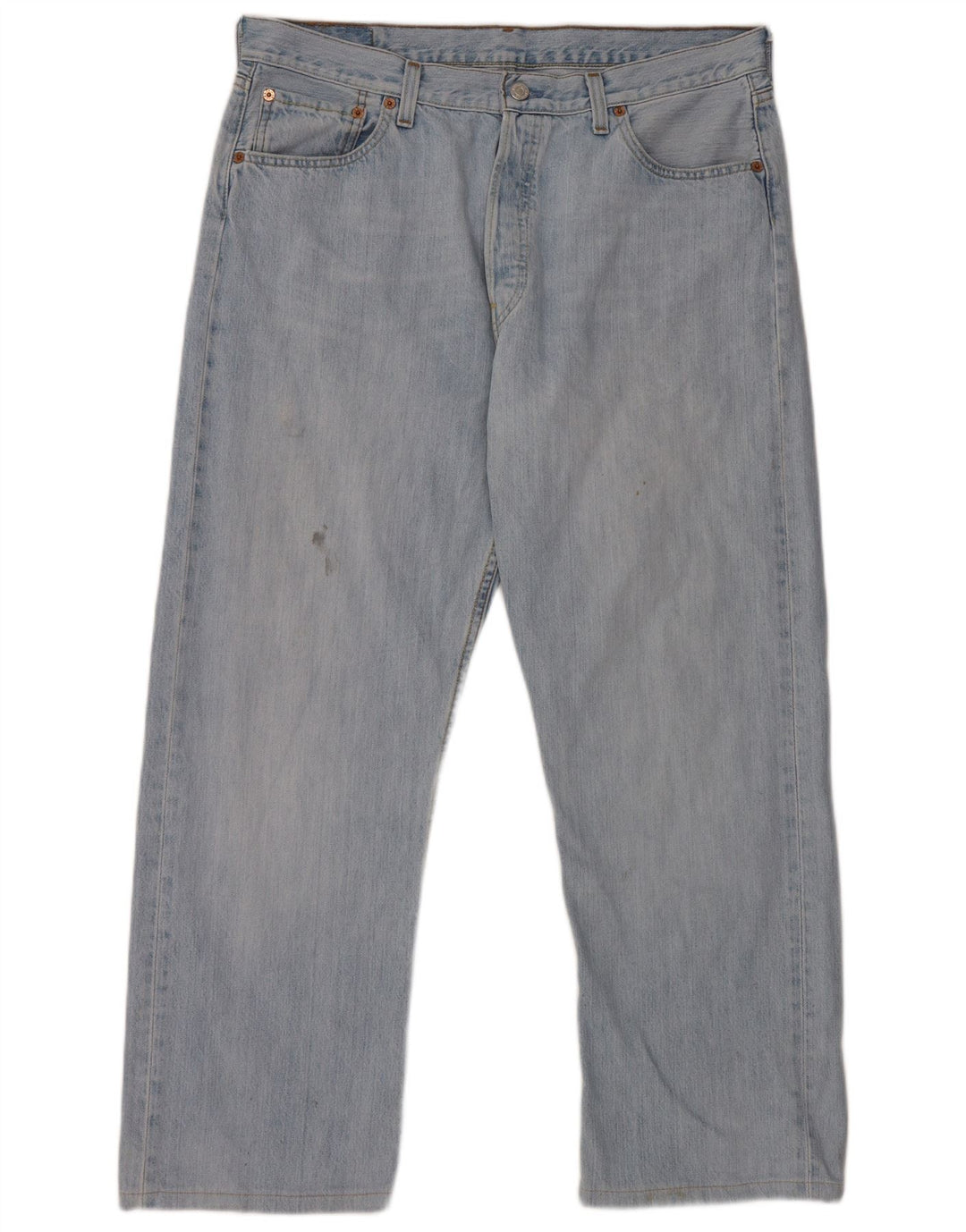 Męskie jeansy Levi's 501 Straight W36 L28 Niebieskie bawełniane