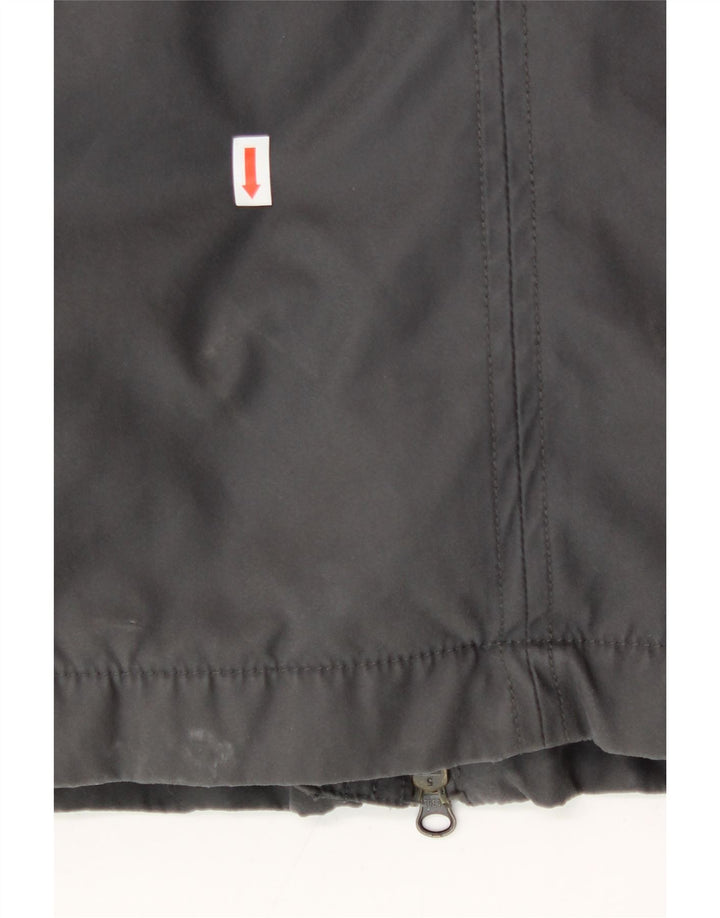 NAPAPIJRI Womens Hooded Padded Coat UK 16 Large Grey Polyester Vintage Napapijri and Second-Hand Napapijri from Messina Hembry 