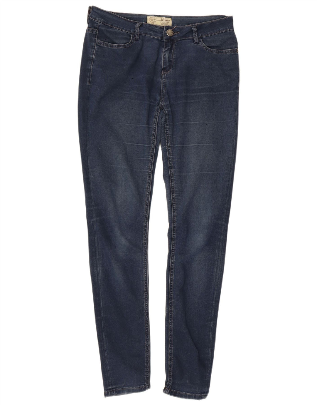 FAT FACE Womens Skinny Jeans W32 L30 Blue Cotton