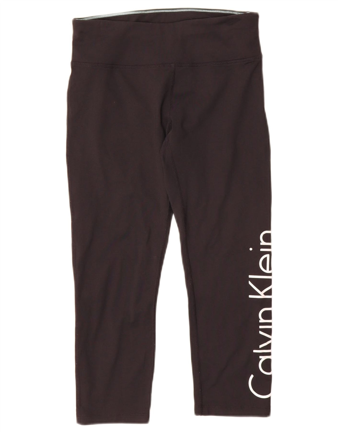 Damskie legginsy Calvin Klein Graphic UK 10 Small, czarny nylon