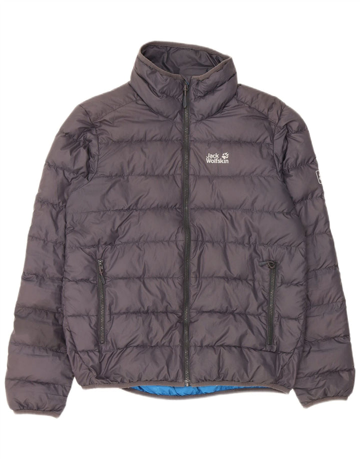 Męska ocieplana kurtka Jack Wolfskin UK 38, średnioszary poliester