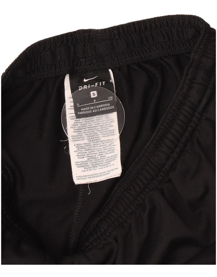 Damskie spodnie dresowe Nike Dri Fit UK 8, małe, czarne, poliestrowe