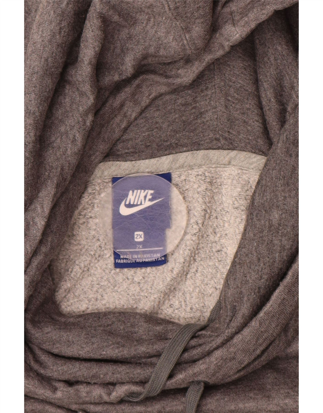 Męski sweter z kapturem NIKE 2XL, szary, bawełniany