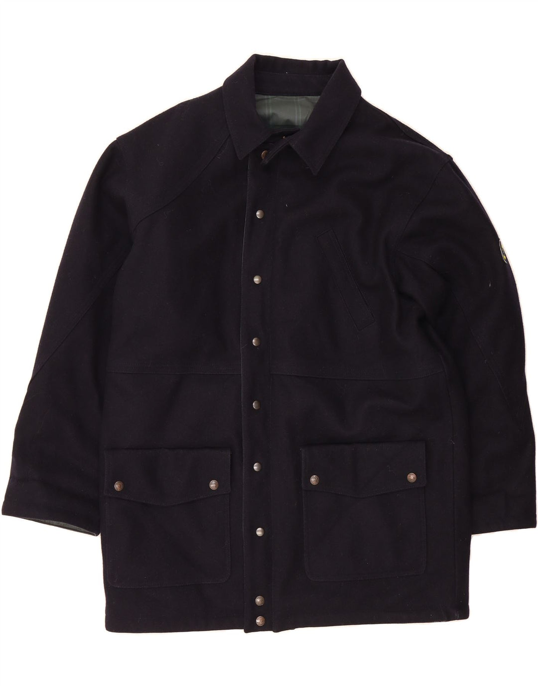 NAVIGARE Mens Reversible Jacket UK 40 Large Navy Blue Wool Vintage Navigare and Second-Hand Navigare from Messina Hembry 