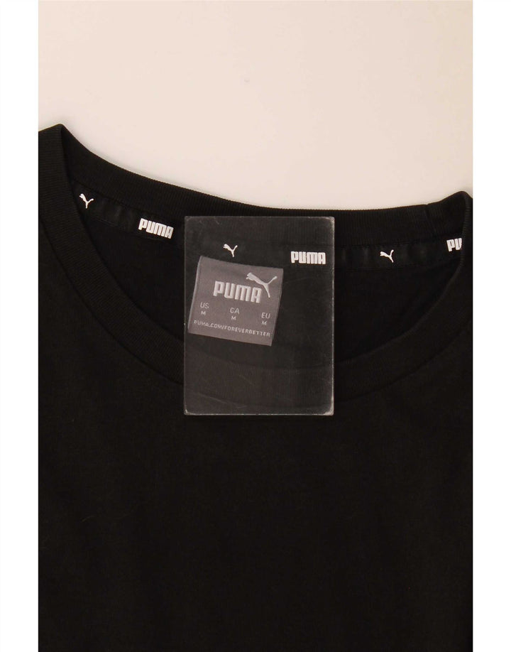 Męski T-shirt Puma z grafiką, średni czarny