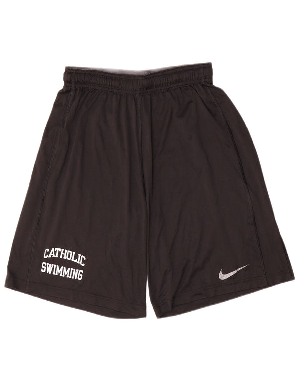 Męskie spodenki sportowe Nike Dri Fit Graphic, średni czarny poliester