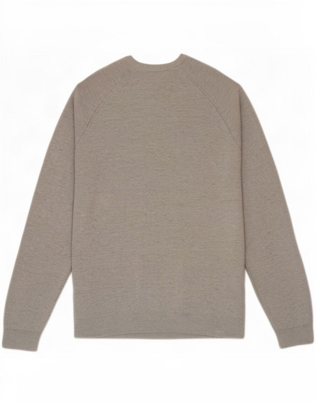 Marks & Spencer Męski sweter z okrągłym dekoltem, duży, szary, poliester