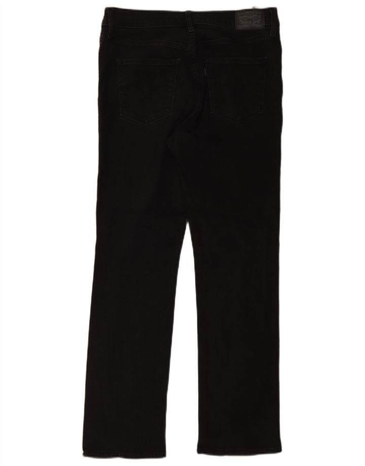 Damskie dżinsy Levi's 314 Shaping Straight W31 L30 Czarna bawełna