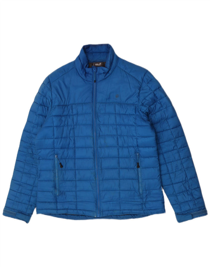 Męska ocieplana kurtka Jack Wolfskin UK 36/38, mała niebieska, poliester