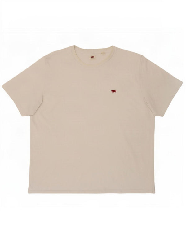 Levi's Mens T-Shirt Top 3XL White Cotton