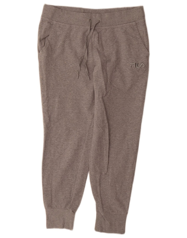 Damskie spodnie dresowe Fila Joggers UK 16, duże, szare, bawełniane