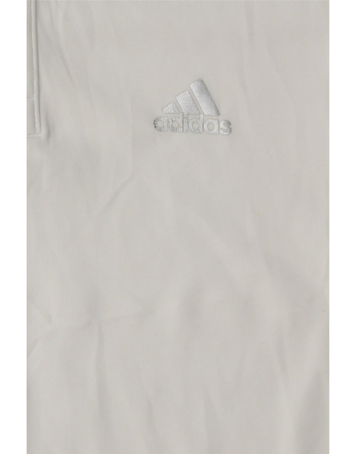 Męska koszulka polo Adidas Climalite, mała, biała