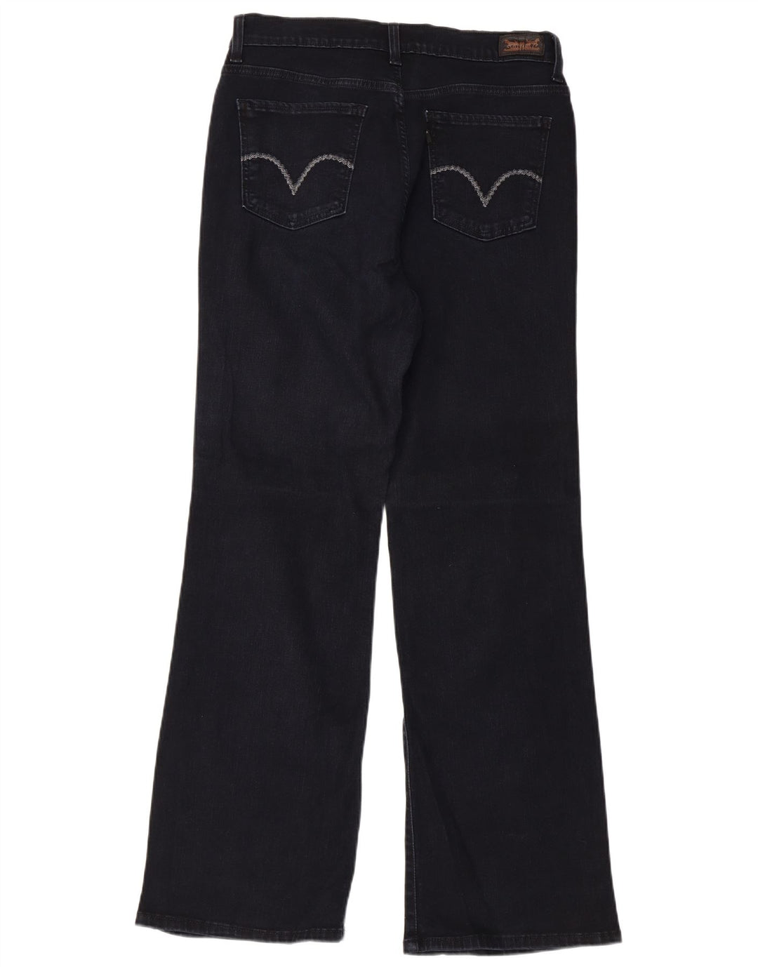 Damskie jeansy Levi's 512 Idealnie wyszczuplające Bootcut W32 L32 Granatowa bawełna