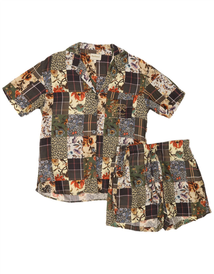 Damska bielizna nocna Barbour 2-częściowy zestaw UK 6 XS W26 Wielobarwny patchwork