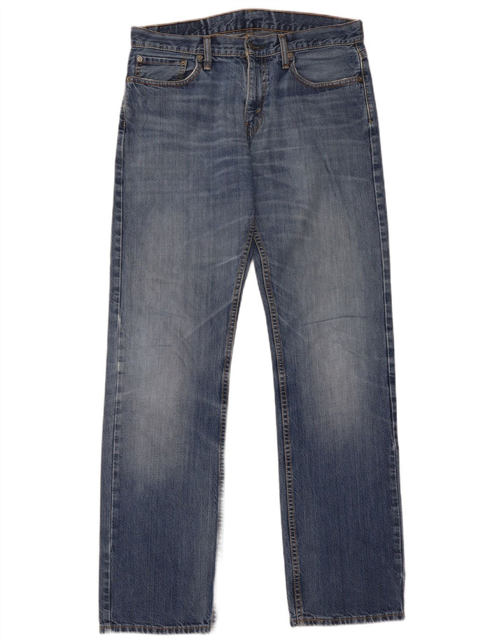 Męskie jeansy Levi's 514 Straight W33 L34 Niebieskie bawełniane