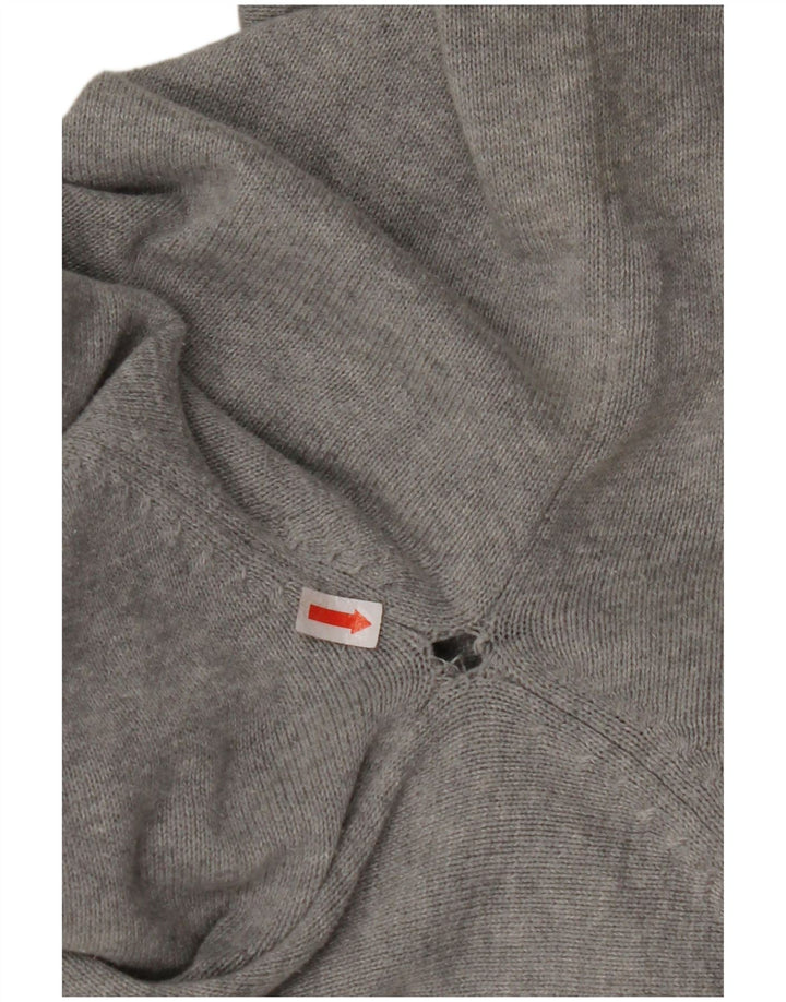 Męski sweter NAUTICA z zamkiem błyskawicznym XL, szary, argyle/diamentowa bawełna