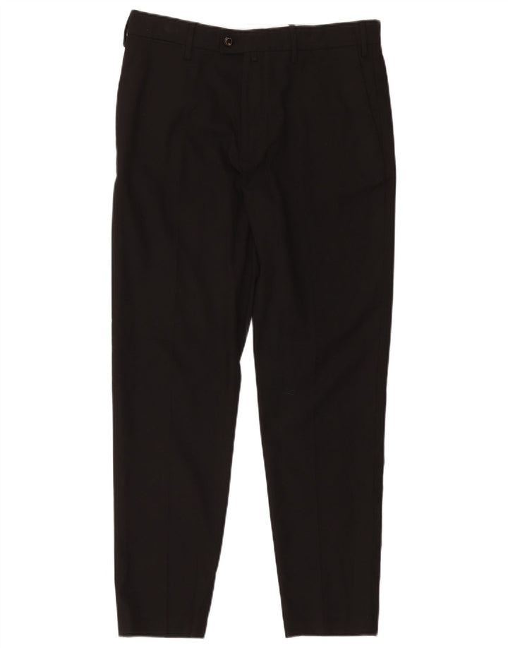 Męskie spodnie garniturowe Zara EU 40 Medium W31 L27 Czarny poliester