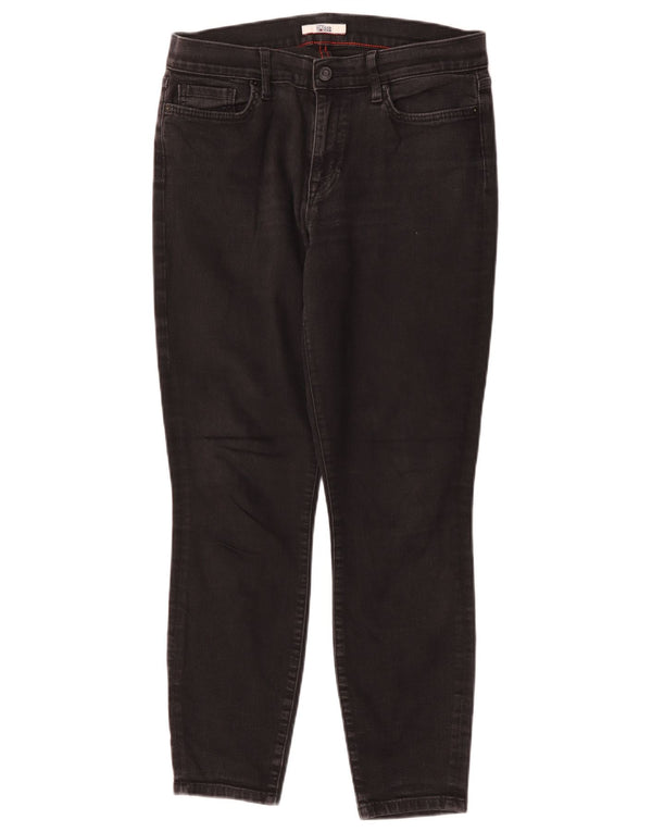 Damskie jeansy rurkowe Tommy Hilfiger Moulante US 10, duże, czarne, bawełniane