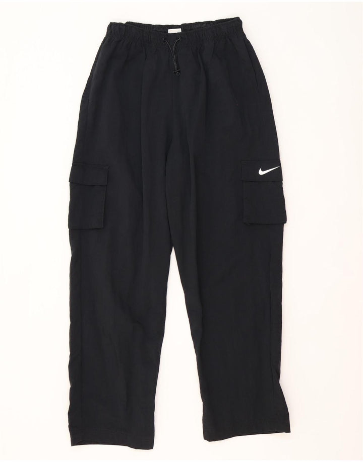 Męskie spodnie dresowe Nike Cargo, średni czarny nylon