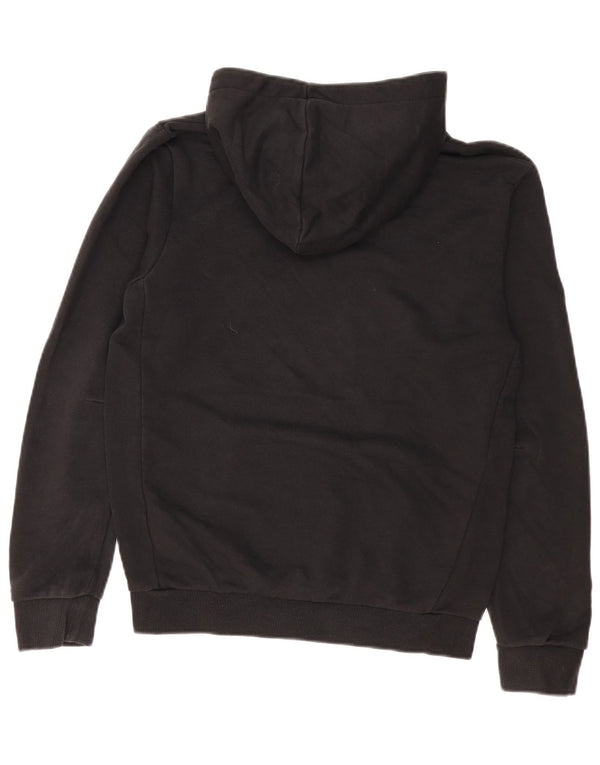 Męska bluza z kapturem Adidas z grafiką, mała, czarna, bawełniana