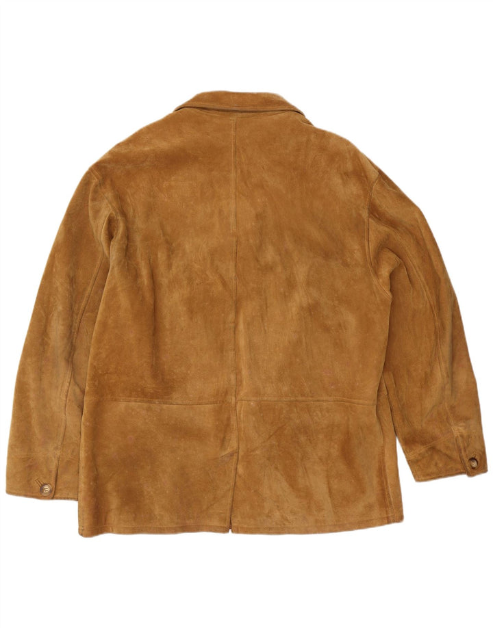 Vintage męska marynarka zapinana na 4 guziki IT 56 3XL beżowa