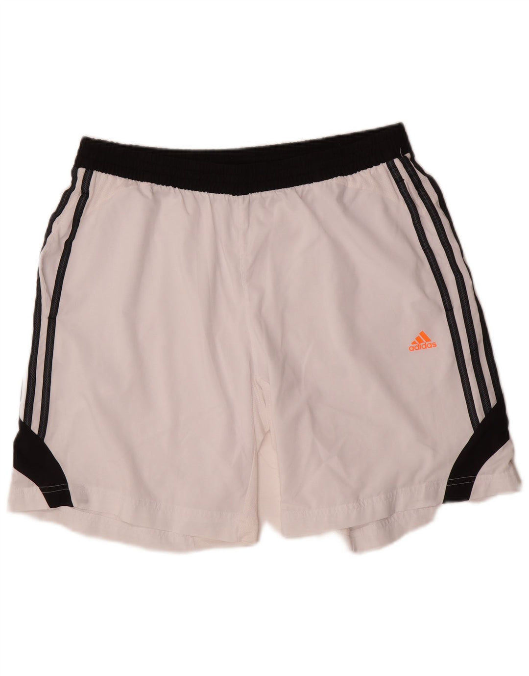 Męskie spodenki sportowe Adidas Climacool, duże, białe, z blokami kolorów, poliestrowe