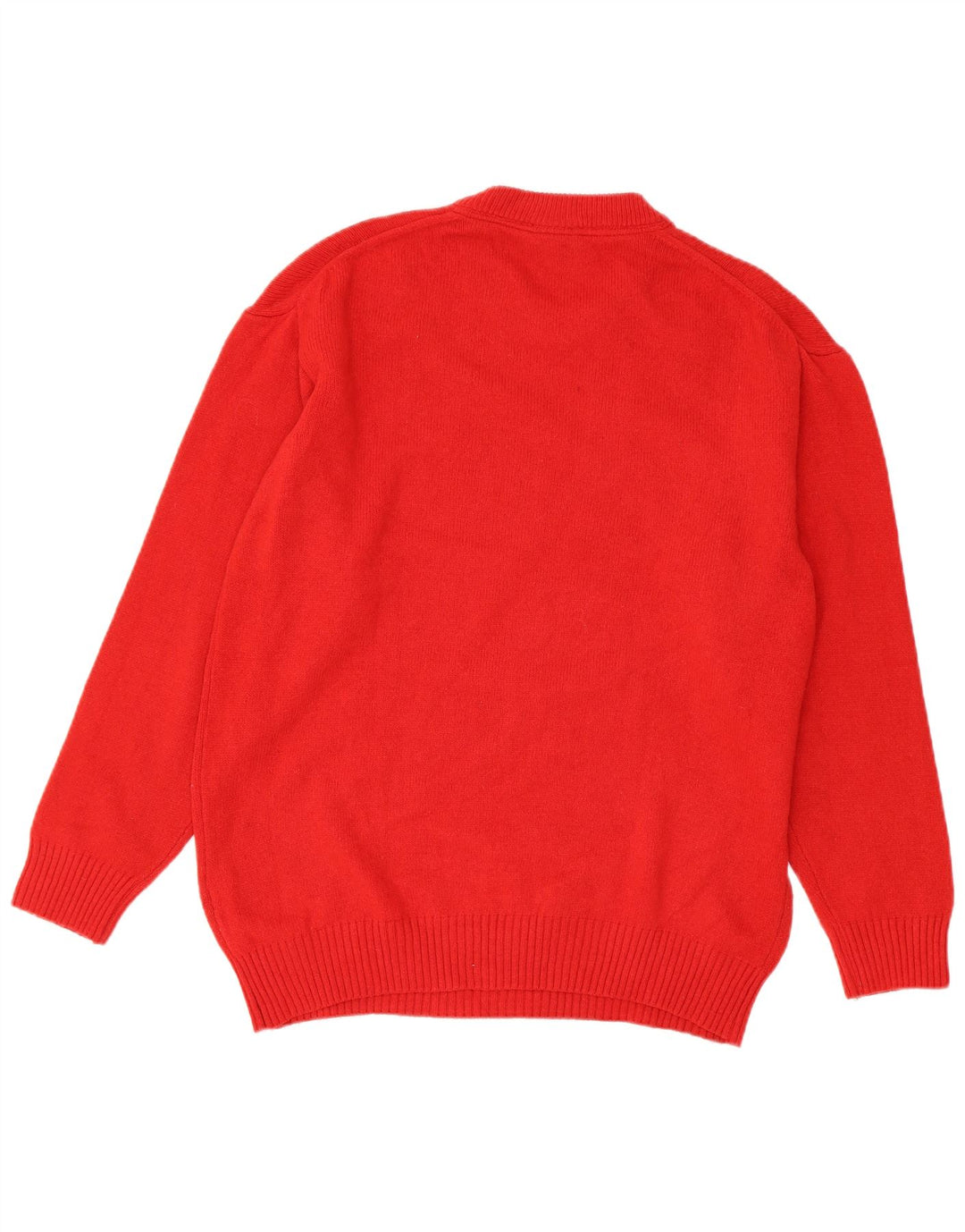Męski sweter z okrągłym dekoltem Murphy & Nye, duży, czerwony