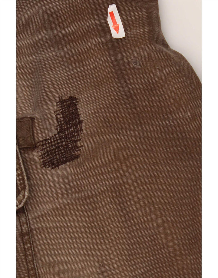 Męskie spodnie Carhartt Crop Straight Cargo W36 L26 Brązowe