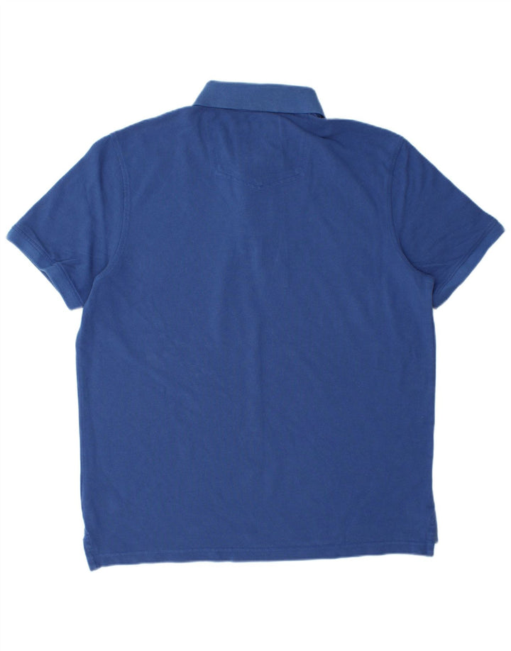 Męska koszulka polo Fat Face XL, niebieska, bawełniana