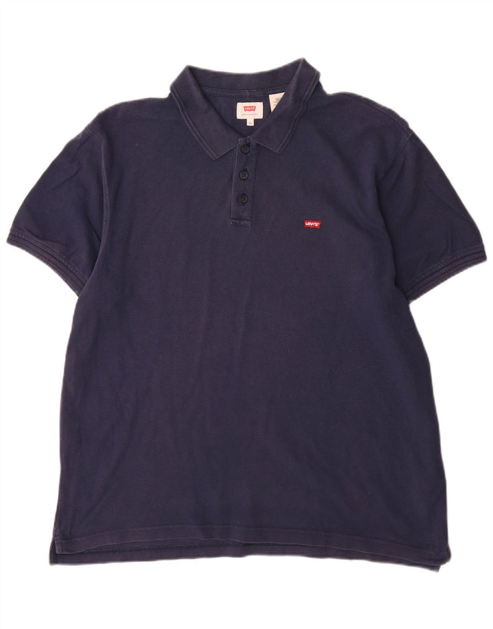 Męska koszulka polo Levi's XL, granatowa, bawełniana