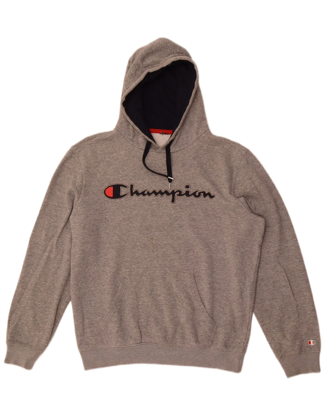 Męski sweter z kapturem Champion Graphic, duży, szary, nakrapiany