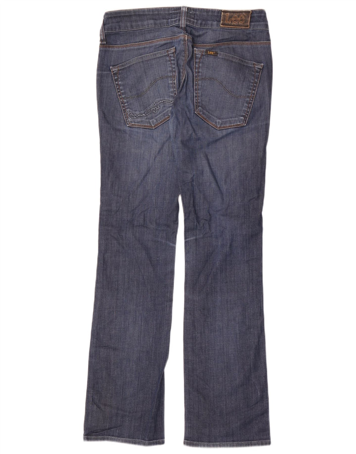 Damskie jeansy Lee Bootcut W28 L31 granatowe