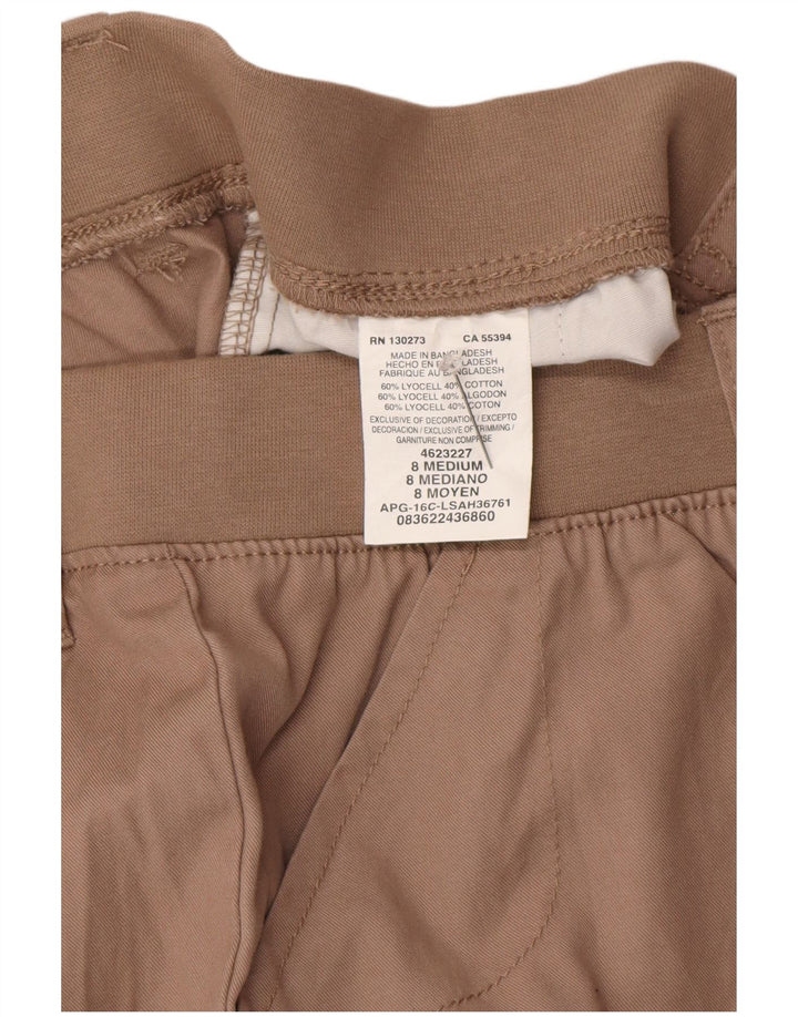Damskie spodenki Chino Lee o swobodnym kroju US 8 Medium W30 Brązowy Lyocell